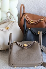 mini lindy 迷你琳迪89黑色金扣 S3心红10奶昔白 37金棕 18大象灰