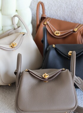 mini lindy 迷你琳迪89黑色金扣 S3心红10奶昔白 37金棕 18大象灰