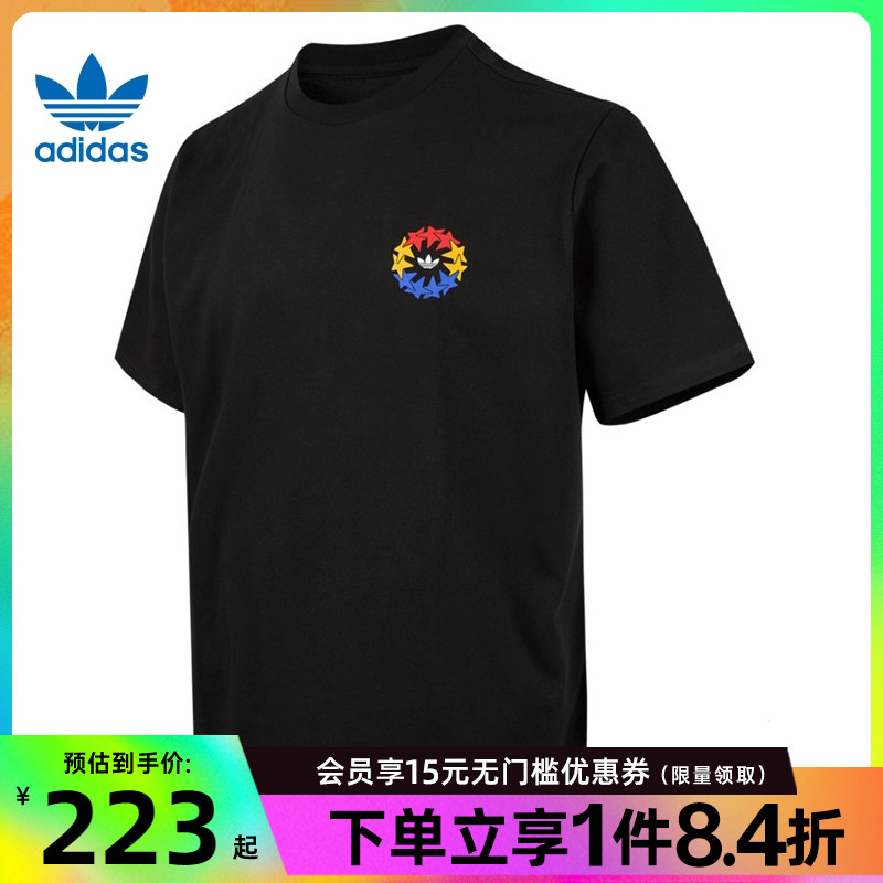 阿迪达斯运动训练休闲T恤