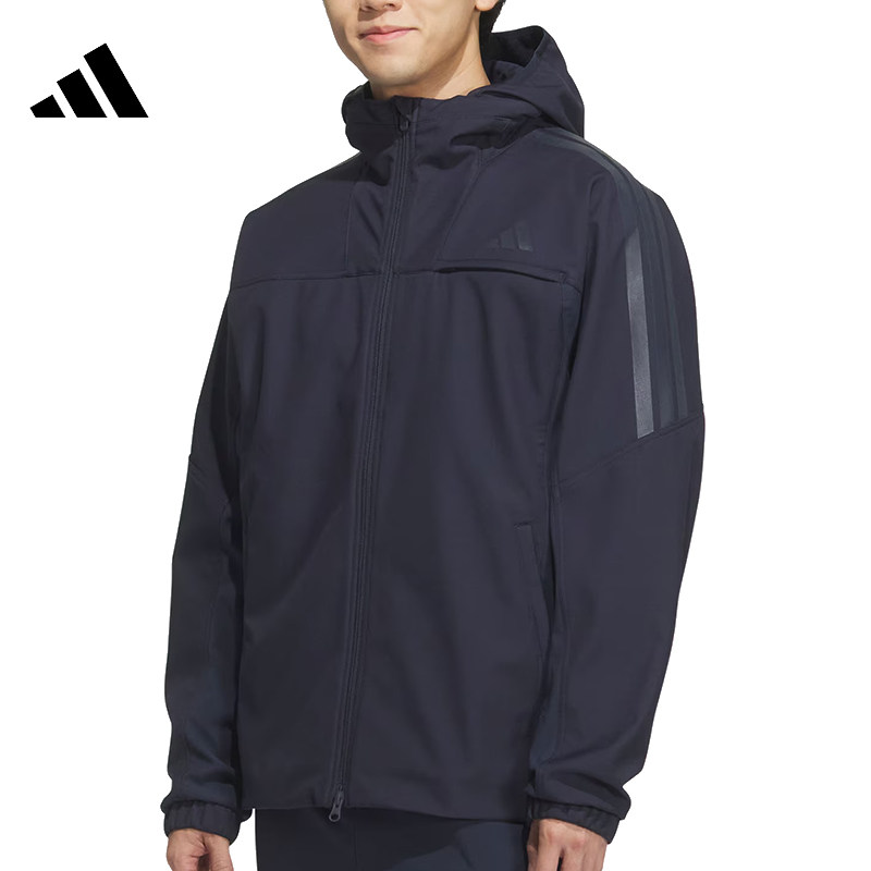 阿迪达斯官网冬季男子运动休闲连帽夹克外套KA1306