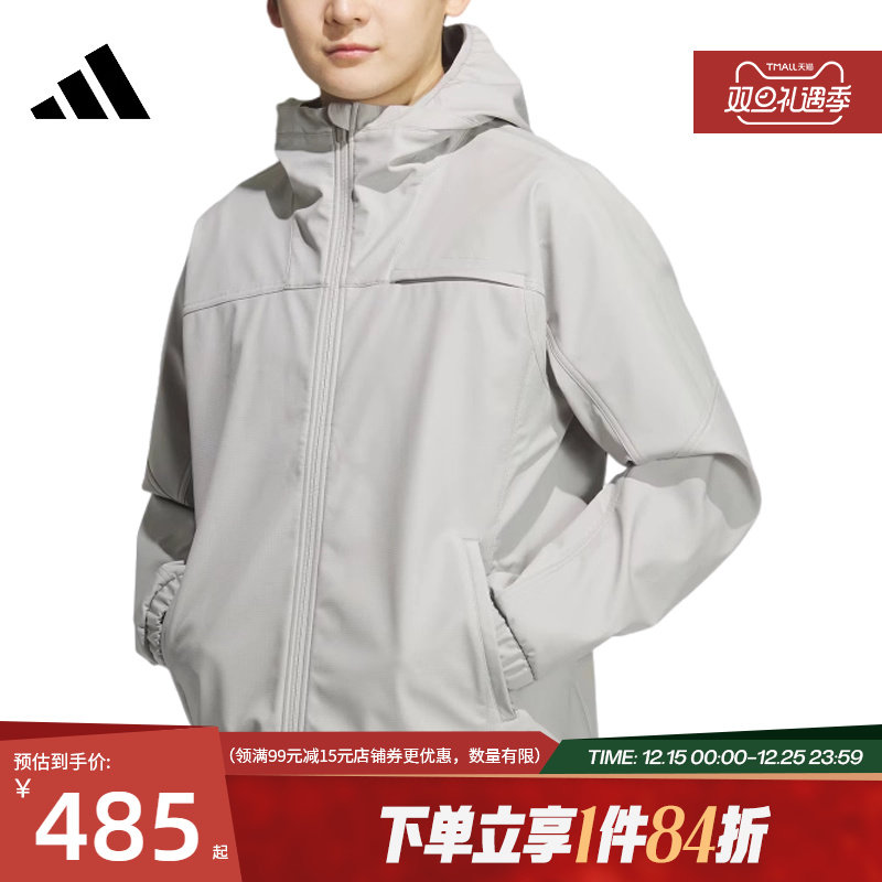 阿迪达斯官网冬季男子运动休闲连帽夹克外套KG5179