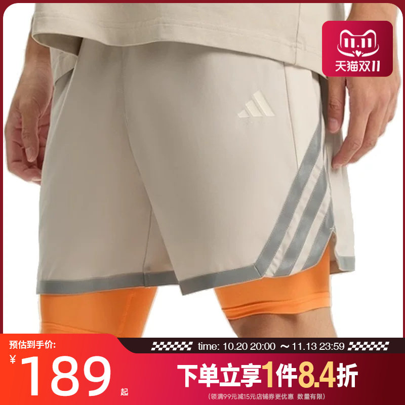 阿迪达斯运动休闲短裤