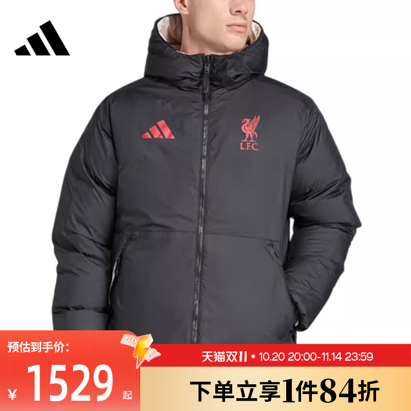 阿迪达斯运动休闲羽绒服