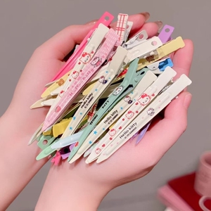 蓬松卡通头饰鸭嘴少女神器发夹可爱甜美碎发一字刘海发卡