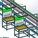 夹具设计图纸 自动化装 工装 输送线流水线 3D模型 配生产线图纸