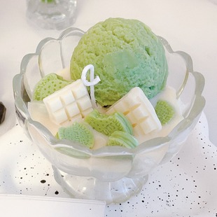 冰淇淋香薰蜡烛创意送闺蜜甜品杯生日礼物女生小众高级感香氛蜡烛