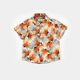 短袖 mimy男女童花衬衫 夏威夷度假2024春夏新款 儿童复古外搭薄衬衣