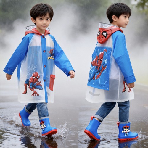 儿童雨衣男童女童2026新款幼儿园宝宝上学小学生雨披小孩全身防水