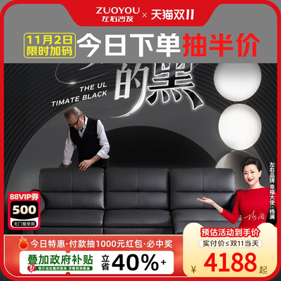 左右沙发高脚功能沙发