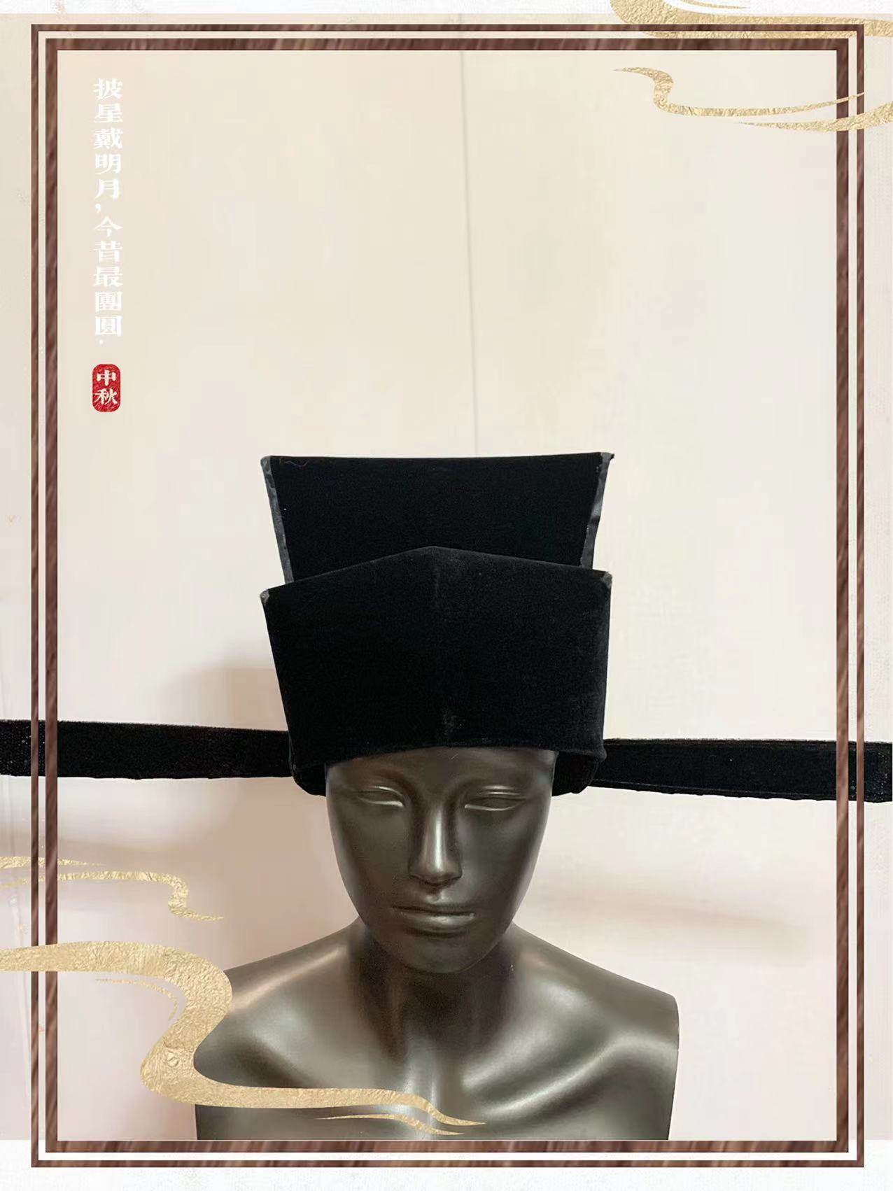 宋制乌纱帽戏剧京剧演出首服古装包公帽大臣直翅蜻蜓帽包青天包拯