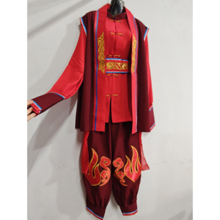 抬花轿服装闯王花轿同款轿服演出服中式婚礼古风花轿锣鼓服