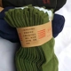 四季 男士 结实劳保袜子耐磨透气吸汗防臭优质棉袜军绿色中筒运动袜