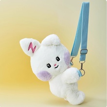 韩国ZEROBASEONE ZB1 昼 zeroni 卡通明星周边毛绒背包斜挎包