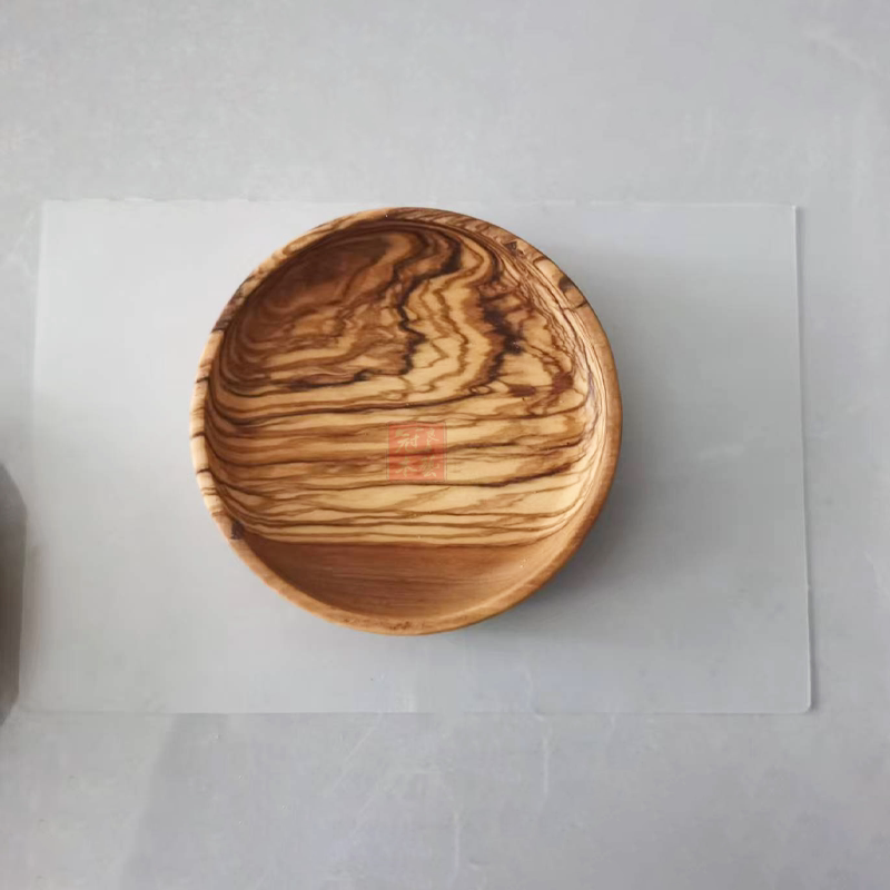 进口橄榄木餐盘中式家用果盘整木