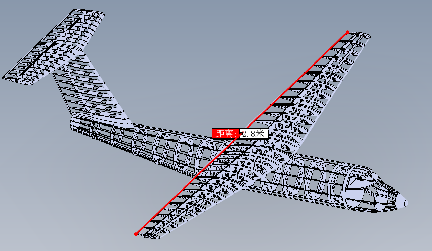 飞机外骨架模型3d模型