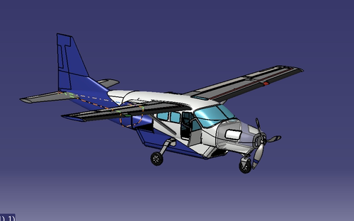 塞斯纳（Cessna）模型Grand Caravan3D模型