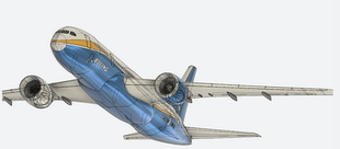 波音Boieng 787 Dreamliner3D飞机模型