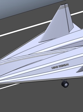 sR91 概念飞机超音速3d图