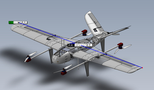 垂直起降无人机3d打印图stl格式