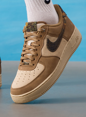 耐克男鞋2025新冬季运动鞋空军一号潮流时尚休闲鞋板鞋IO9803-200