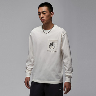 133 口袋圆领上衣HV4568 Nike耐克2025秋季 男子卫衣飞人简约长袖