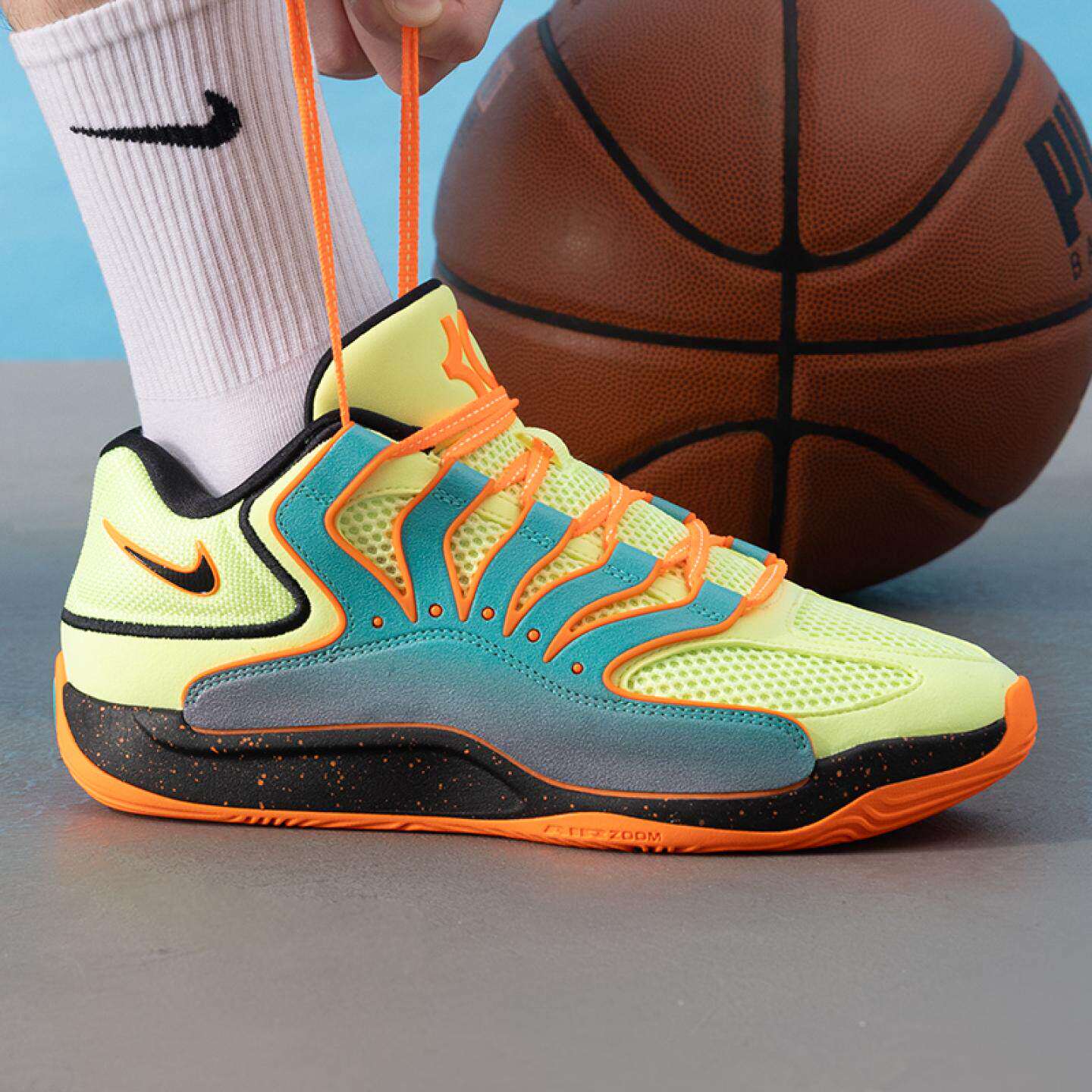 耐克男鞋运动鞋2025夏季新款比赛训练缓震透气篮球鞋HV1994-301