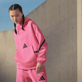女连帽套头衫 JD6409 新款 Adidas阿迪达斯Z.N.E.女子卫衣2024秋季