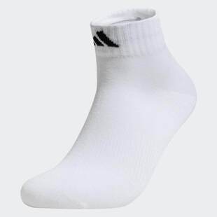 阿迪达斯男女袜2025春新款 KC5702 舒适休闲百搭短筒运动袜KC5703