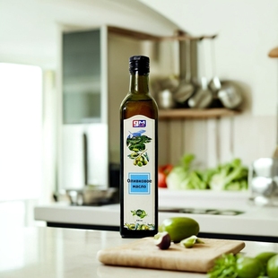 进口橄榄油初榨橄榄油食用油健身餐健康烹饪500ml 俄罗斯原装