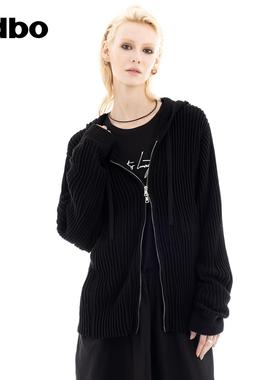 odbo/欧迪比欧时尚品牌上衣女2025秋季新款针织开衫外套个性显瘦