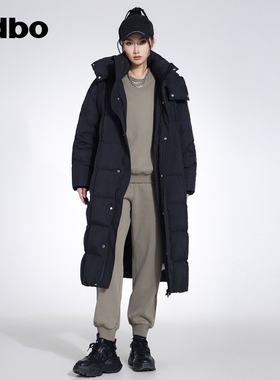 odbo/欧迪比欧原创设计黑色百搭羽绒服秋冬新款轻便保暖外套