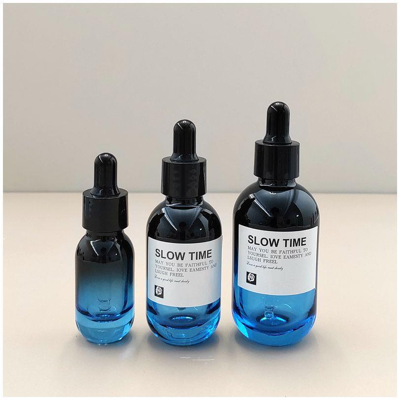 高档玻璃护发精油滴管分装瓶定制