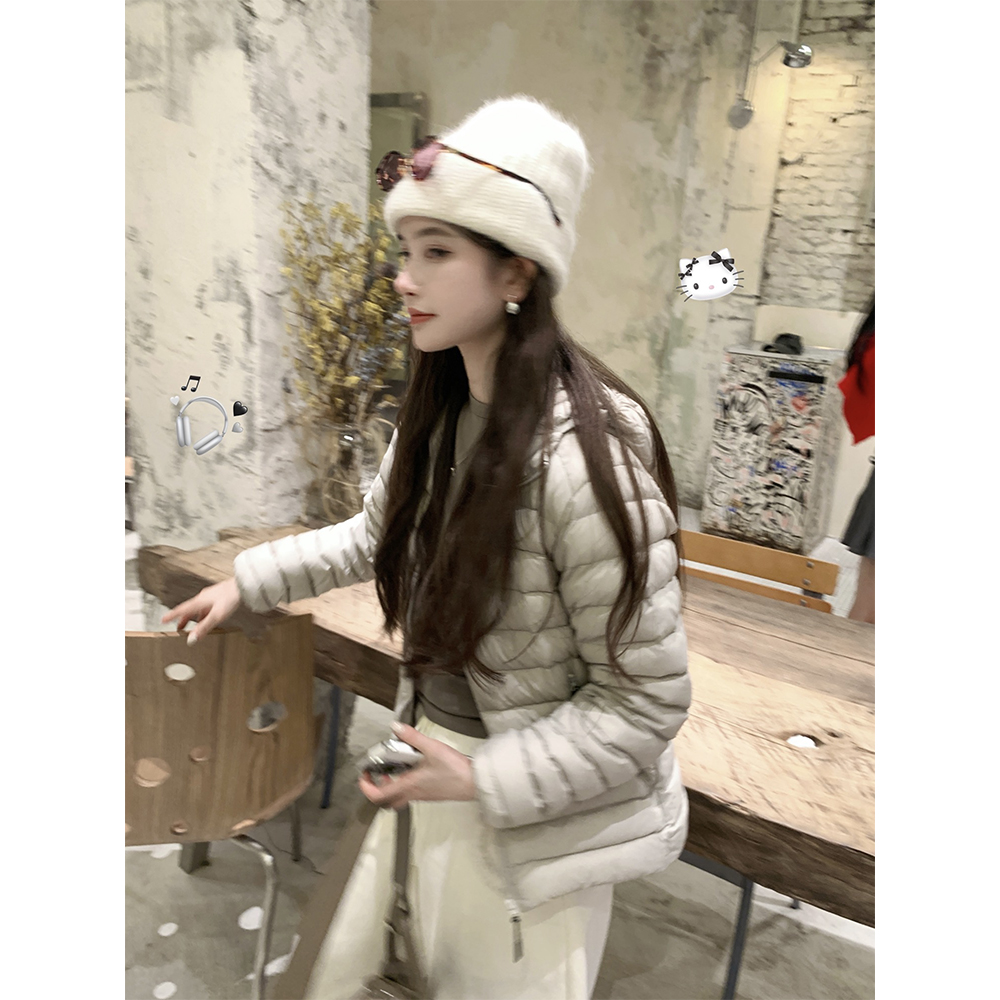 IKOON显瘦修身新国标排骨羽绒服