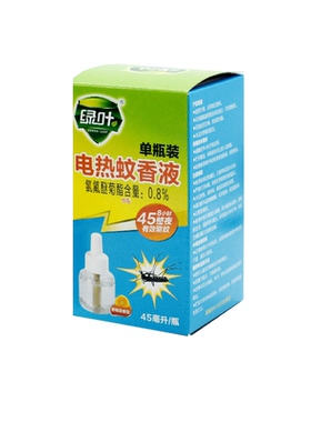 绿叶电热蚊香液45夜 野菊花香 除蚊灭蚊驱蚊补充装45ml蚊香液