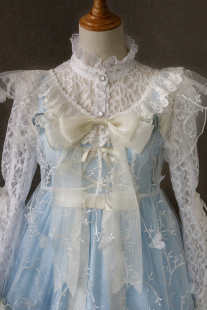 现货 白夜花海仙气罩裙 梦境之匙原创lolita