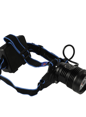 暗夜大师 AGZ-70 全方位360度旋转可调大功率远射RGB风扇头灯