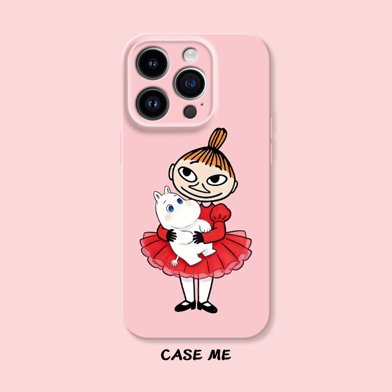 亚美拥抱适用iphone16/15pro苹果13/14Promax华为P70/NOVA12荣耀100/90/vivox200/X100/X90红米K60姆明手机壳