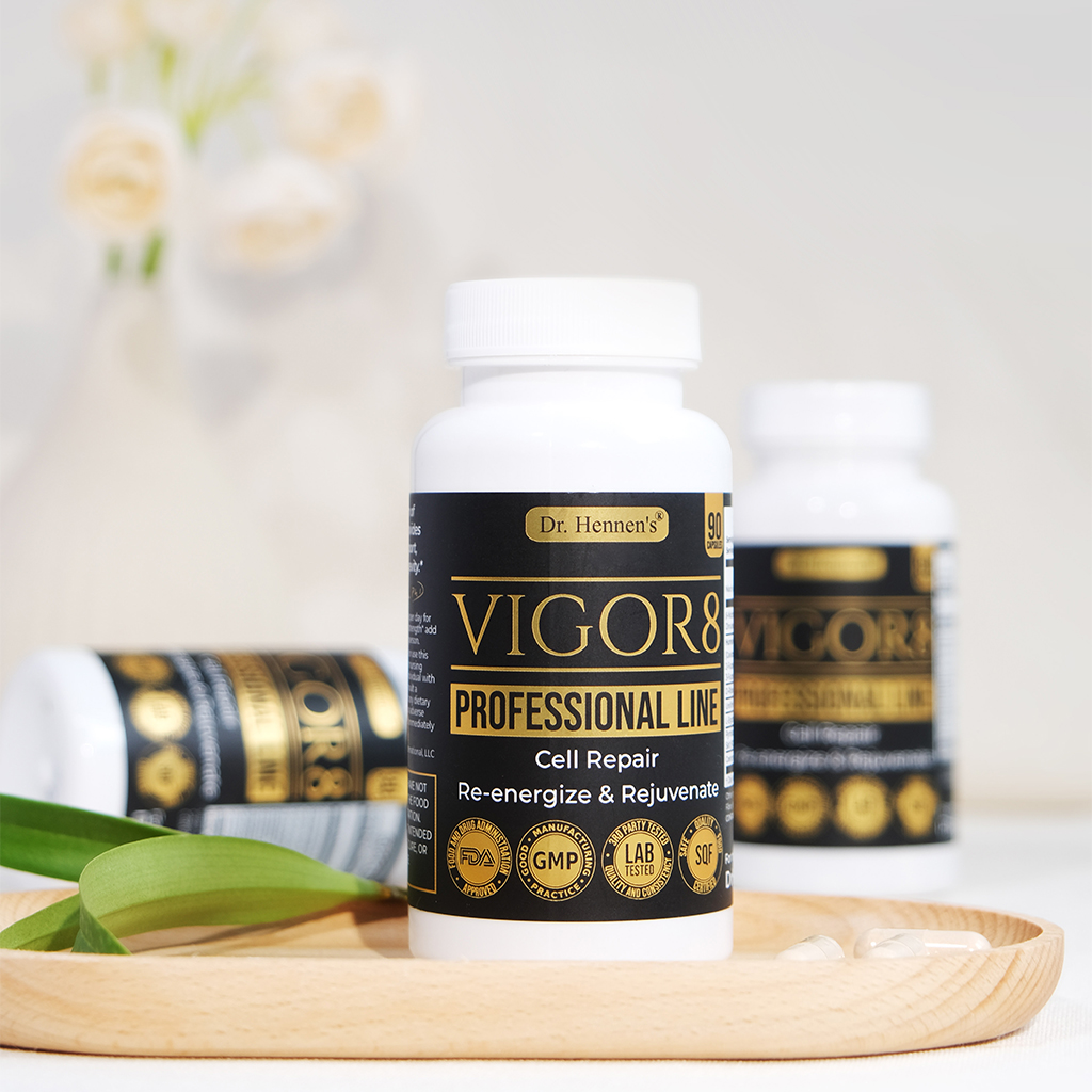 美国Dr.Hennen's汉拿博士V8胶囊Vigor8麦角硫因NAD+烟酰胺辅酶Q10