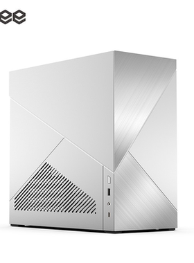 abee AS Enclosure M19Plus银/蓝全铝机箱240水冷SFX电源酷炫机箱