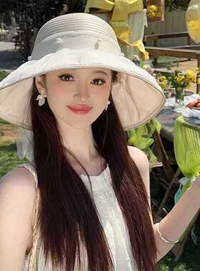 防晒遮阳帽夏季防紫外线透气帽子