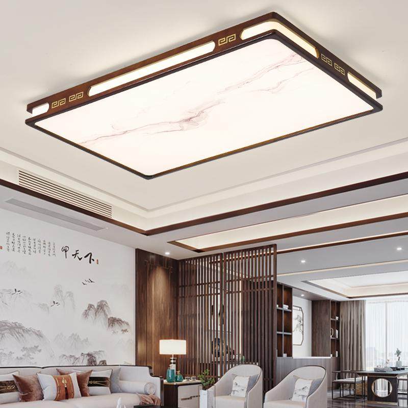 新中式橡木吸顶灯中国风简约现代主卧室餐厅书房中山灯具套餐组合,家装灯饰光源,客厅吸顶灯,淘宝优惠券,粉丝福利购,淘宝优惠卷