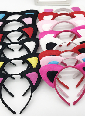 15g六一儿童节万圣节派对发箍表演舞会派对头饰猫耳朵头箍