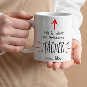 mug令人惊叹 Awesome Teacher 老师马克杯水杯学生开学毕业礼物