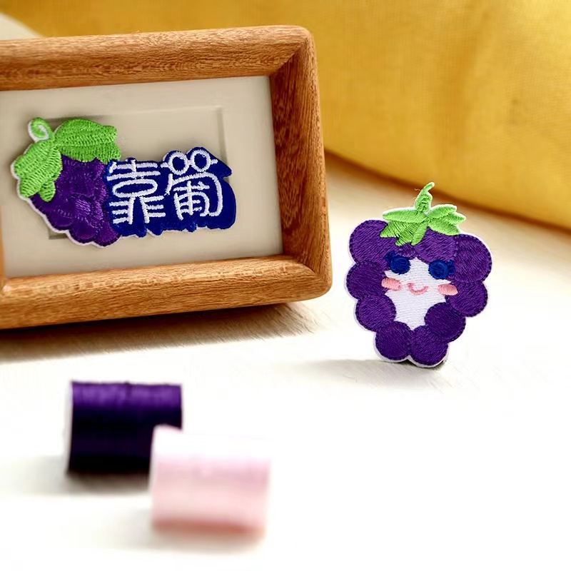 水果布贴包包diy衣服破洞补丁