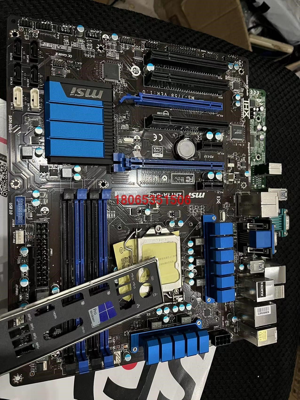 msi/微星微星zh77a-g43 原装主板,无拆无修无