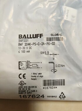 巴鲁夫BMF0001传感器BMF 204K-P 议价