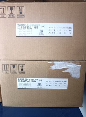 原装A6 MSMF302L1H6M 3KW伺服电机 议价