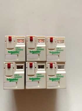 施耐德中间继电器RXM2AB1P7(8脚 230V 12A) 议价