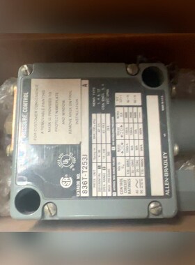 AB压力开关836T-T253J压力范围12-15 议价