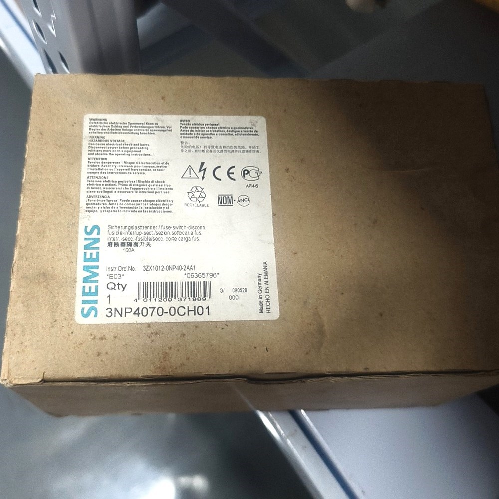 熔断器式隔离开关3NP4070-0CH01 议价